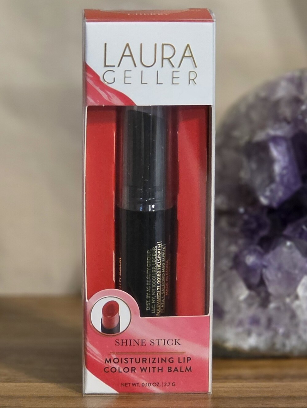 Laura Geller Shine Stick In Shade Cherry - TRAVEL SIZE